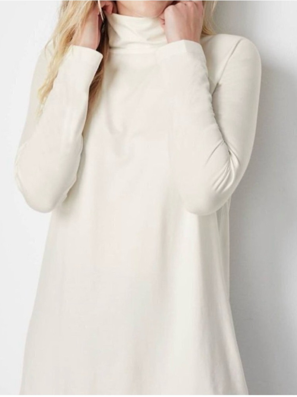 J.Jill Luxe Supima Turtleneck Tunic, Large